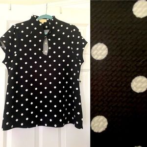 New Mod Cloth Retro Polka Dot Top